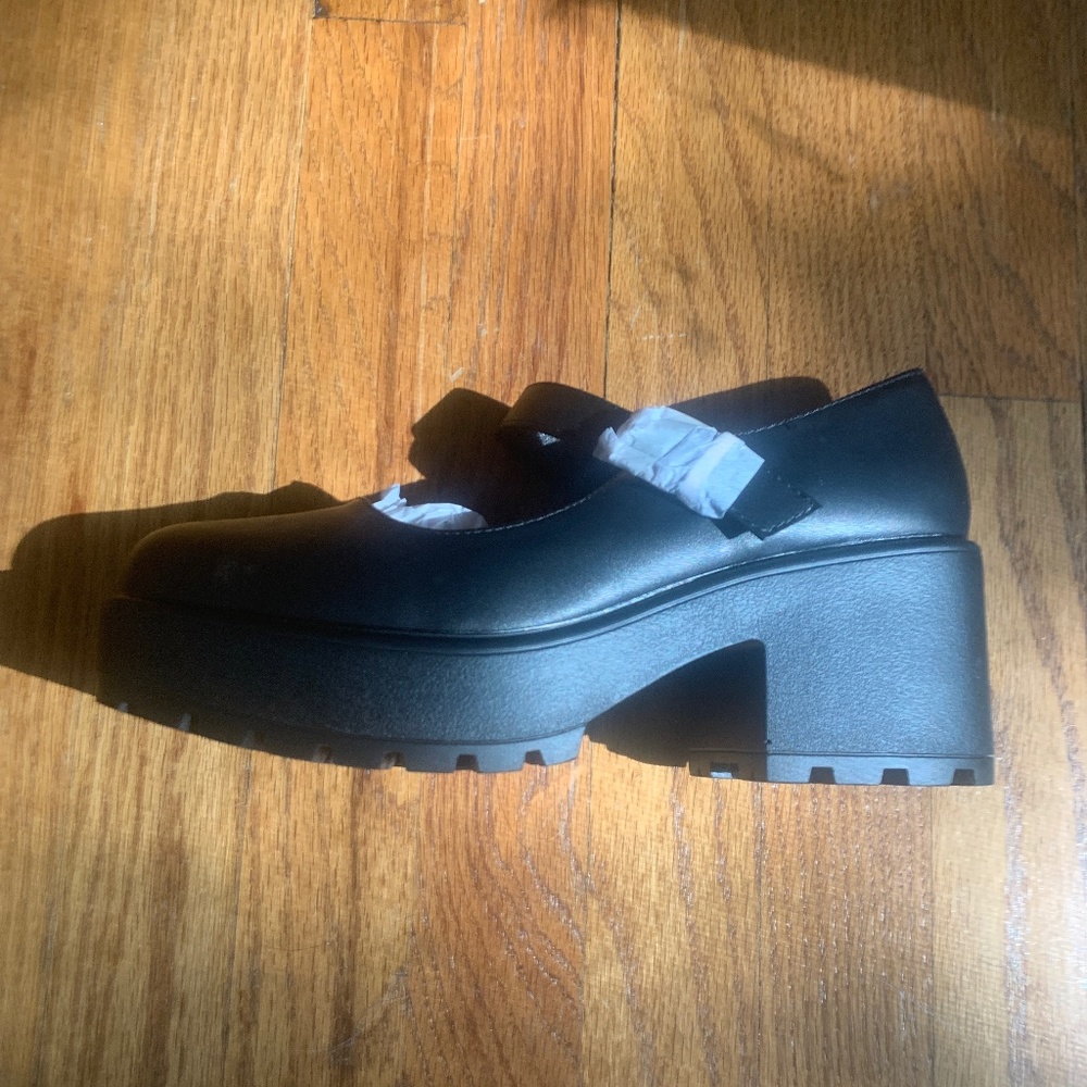 Vegan chunky maryjanes size 7uk/40 euro
